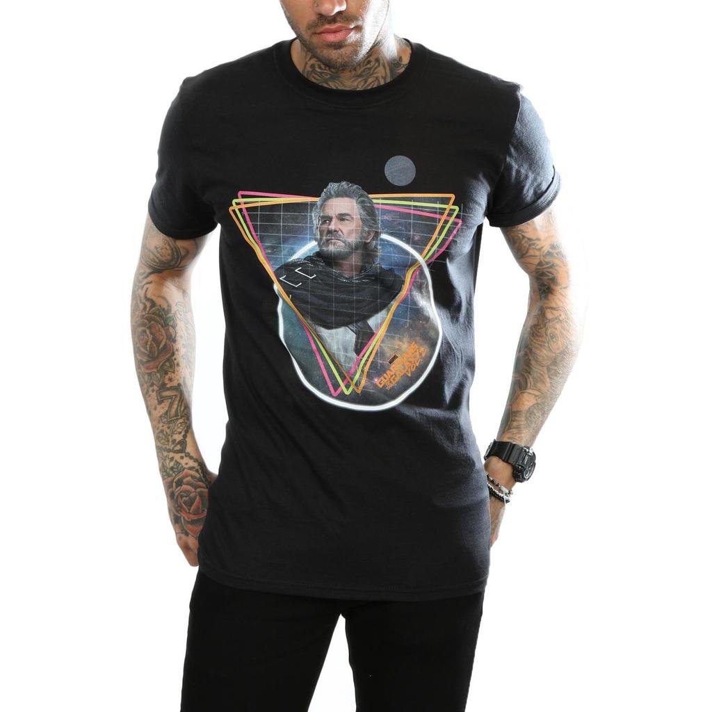 Marvel Mens Guardians Of The Galaxy Neon Ego T-Shirt