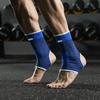 1 пара эластичных рукавов для поддержки голеностопа, дышащие, один размер, для бега, баскетбола, велоспорта, предотвращения спортивных травм, поддержка голеностопа
