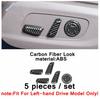 ABS Matte / Carbon Fiber Look Seat Adjust Button Sequ Decoration Cover Trim For Kia Carnival KA4   - 2024 Accessories
