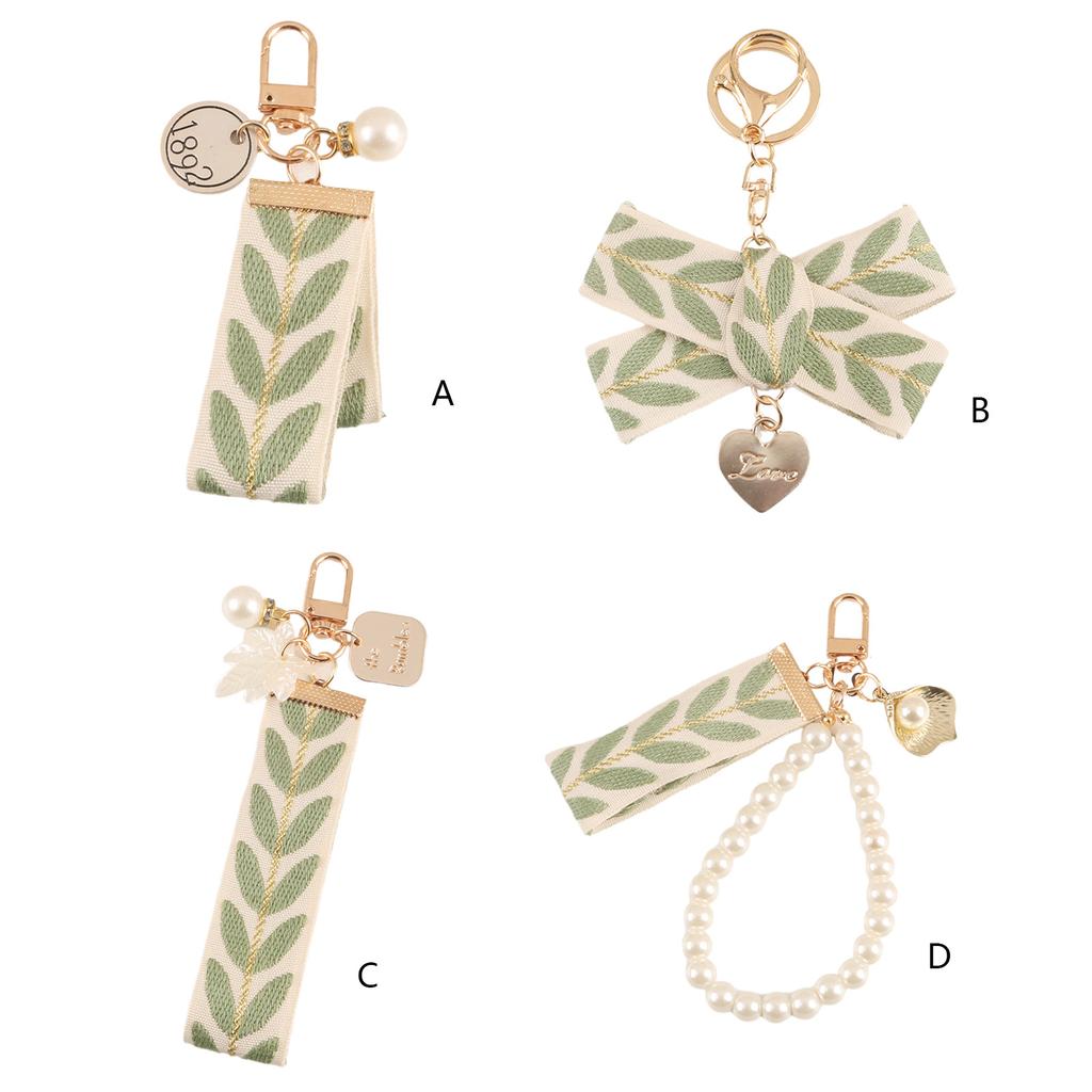Брелок с узором листа, подвеска из перламутровой раковины, брелоки, ремешок на запястье, брелок для ключей, металлический держатель для ключей от машины, украшения для женщин