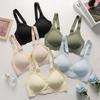 Ultra-thin Jelly Strip Women's Bra with Small Breasts Breathable Push-up and No-wire Bra for Small Breasts
