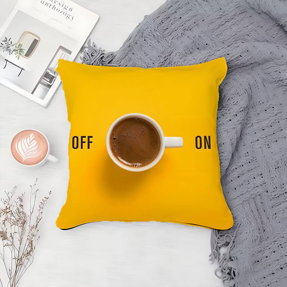 Cafe and Theater Casual Matching Pillow Case Printing Pillowcase Living Room Sofa Cushion Cover Bedroom Room Decor