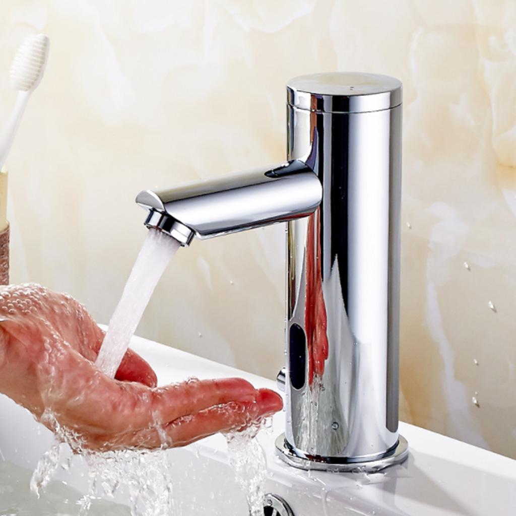 Смеситель для раковины с автоматическим сенсором, бесконтактный автоматический смеситель