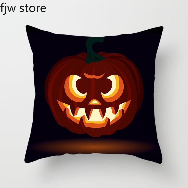 Halloween Decoration Pillowcase Pumpkin Ghost Face  Party  Holiday Gift Sofa Cushion Cover Room Home Decor