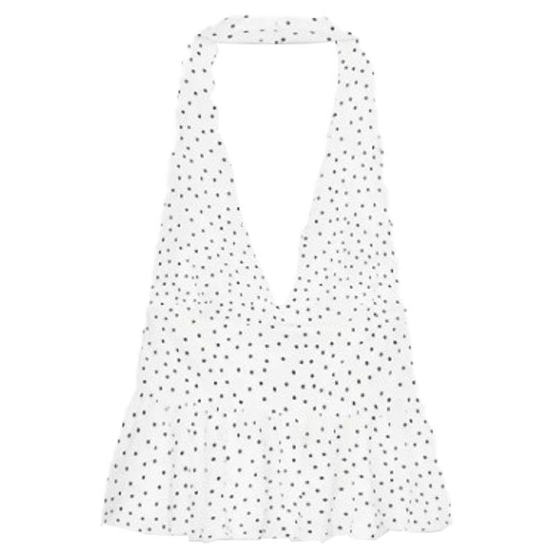 Zaprha 2025 Summer New Gyaru Sexy Backless Laminated Decorative Neck Collar All-Match Top 0347317