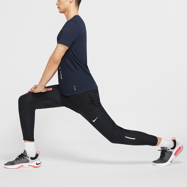 Nike Трикотажные спортивные штаны мужские черные