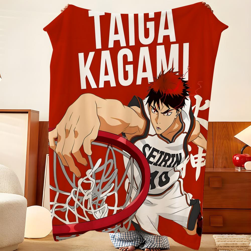 Аниме K-Kuroko N-No B-Basket Бросок Фланелевое одеяло, Легкое уютное, Прочное моющееся милое Крутое
