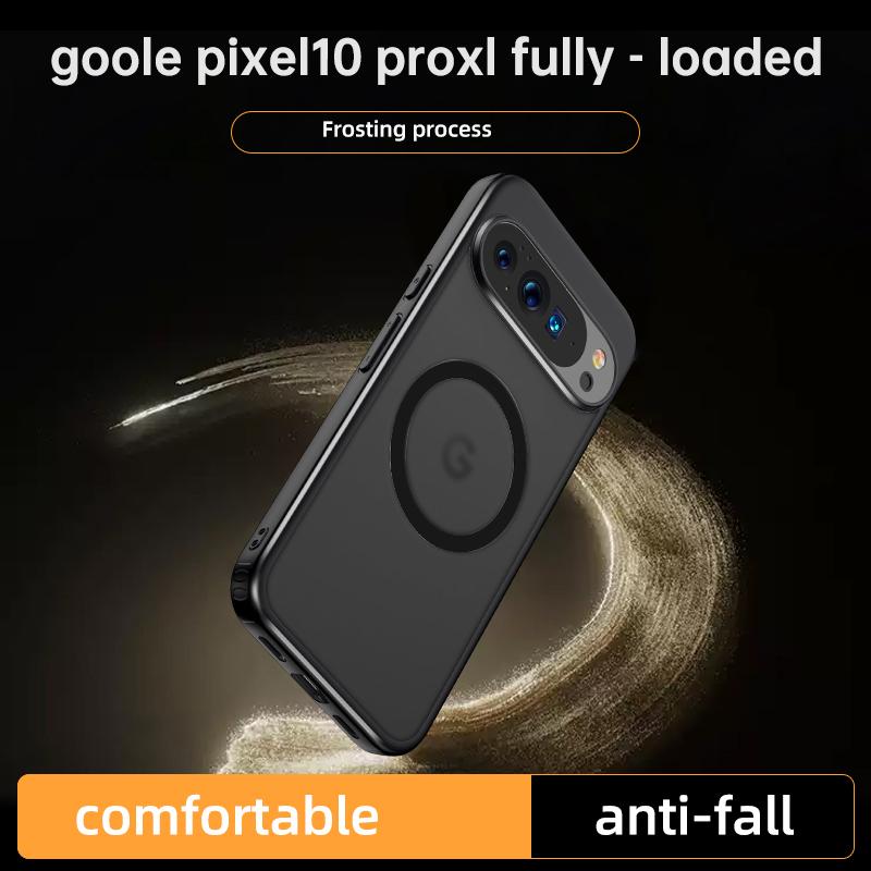 Роскошный простой прозрачный чехол для телефона Google Pixel 10 Pro XL 10A 9 Pro 8 Pro 9a 8a с магнитной зарядкой, противоударный защитный чехол
