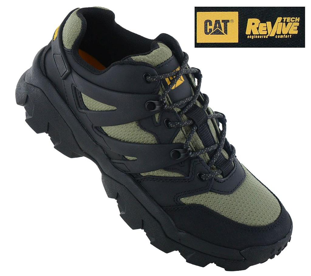 CAT Caterpillar Reactor - Shoes Sneakers Black P111397 ORIGINAL