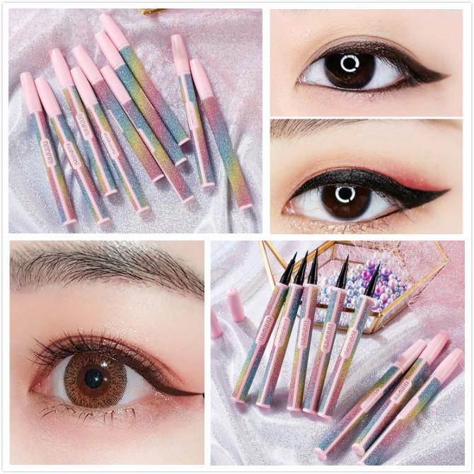 New Waterproof Eyeliner Lasting Makeup Is Not Easy To Smudge Natural Three-dimensional Quick Dry Eyeliner Liquid Eye Makeup Women Student Cosmetics