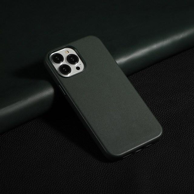 Nappa Grain Leather Case For Iphone 14 13 12 Pro Max 14 Plus Four Sides All -Inclusive Microfiber Lining Phone Cover