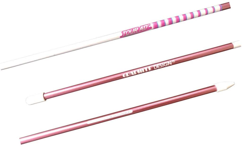 Tour AD Swing Practice Alignment Sticks (Set of 2) by Graphite Design (Pink)