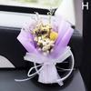 Dried Flower Car Air Freshener Car Air Outlet Aromatherapy For Girls Bouquet Auto Vent Clip Car Accessories Car Decoration