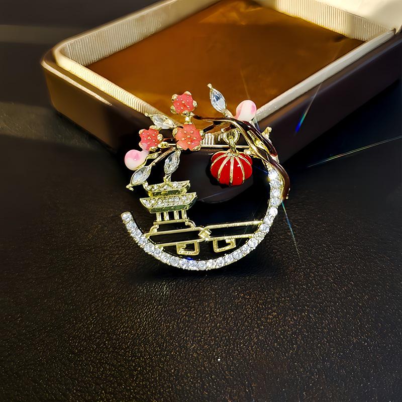 Элегантная китайская ретро эмалевая брошь Феникс и Бабочка для женщин