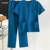 Factory Direct Cross-border Polyester Cotton Split Suit Operating Room Men and Women Doctors and Nurses Work Clothes