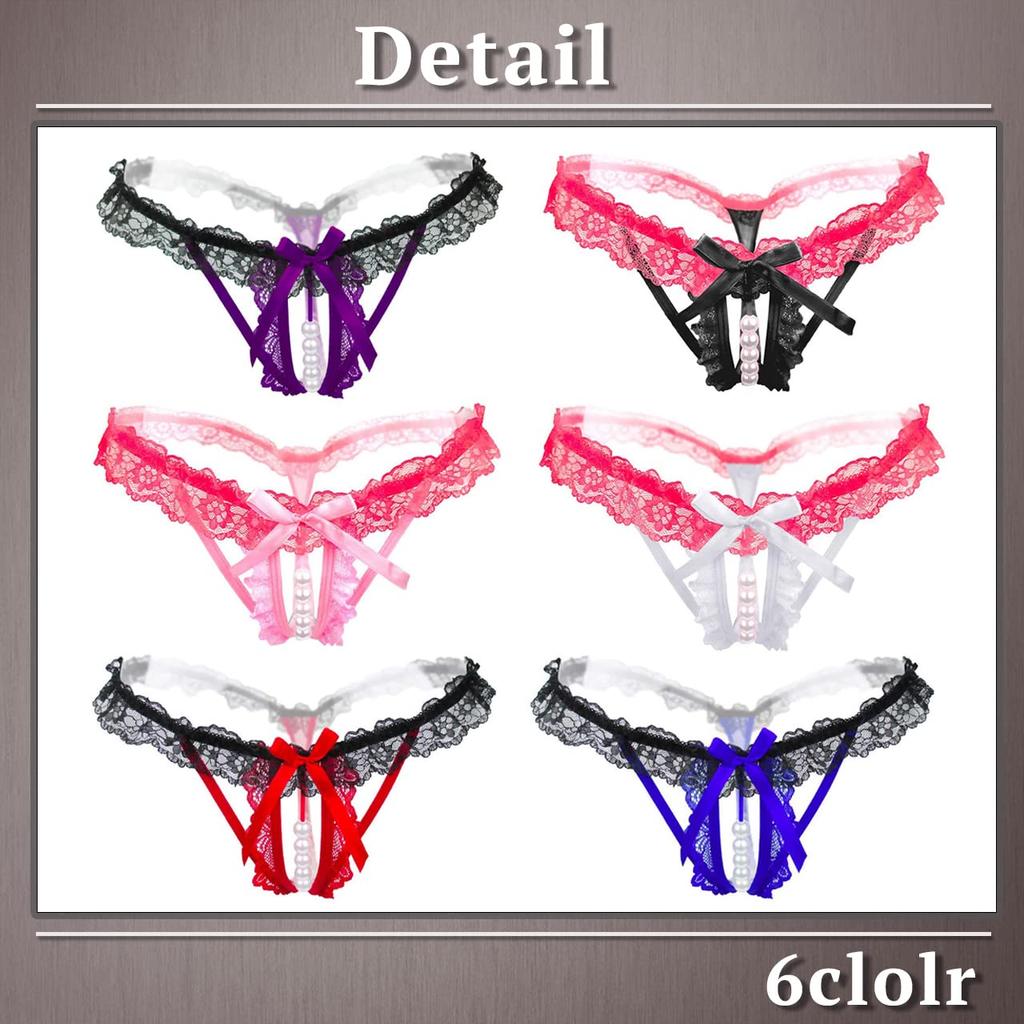 ОДНО ОГРАНИЧЕНИЕ Сексуальное нижнее белье с оборками и жемчугом для PTS019S3, комплект из 3 предметов, женское, (Набор 3)