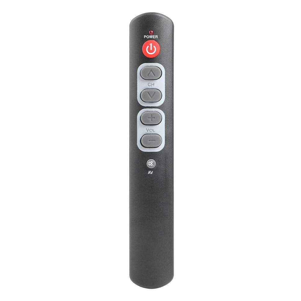Universal 6 Key Learning Remote Control Big Button Copy Infrared IR Remote Controller for Smart TV Box STB DVD DVB VCR HIFI Ampl