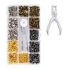 Tubular Rivets Snap Fastener Leather Rivets Metal Studs Double Cap Rivet Stud  Fixing Tools