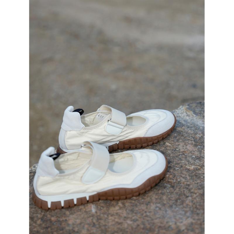 Кожаные туфли Мэри Джейн на платформе, женские туфли на липучке, летняя новинка, спортивная и повседневная обувь, универсальные туфли на плоской подошве