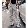 Work Pants Women's Spring And Summer High Street American Wide-leg Pants Lightweight Quick-drying Leisure Sports Pants