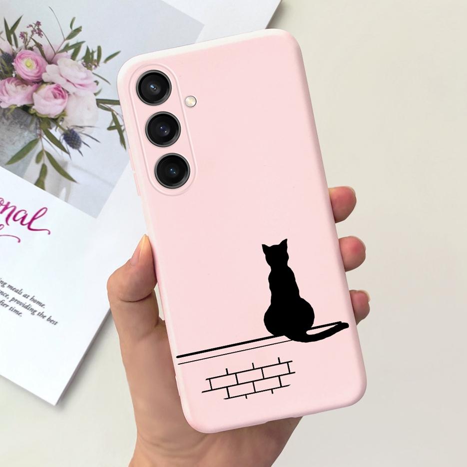 Чехол для Samsung Galaxy A55 A15 A25 A35 5G Стильный чехол с рисунком конфет Мягкий ТПУ чехол для телефона Для Samsung A15 Galaxy A25 2023 Корпус