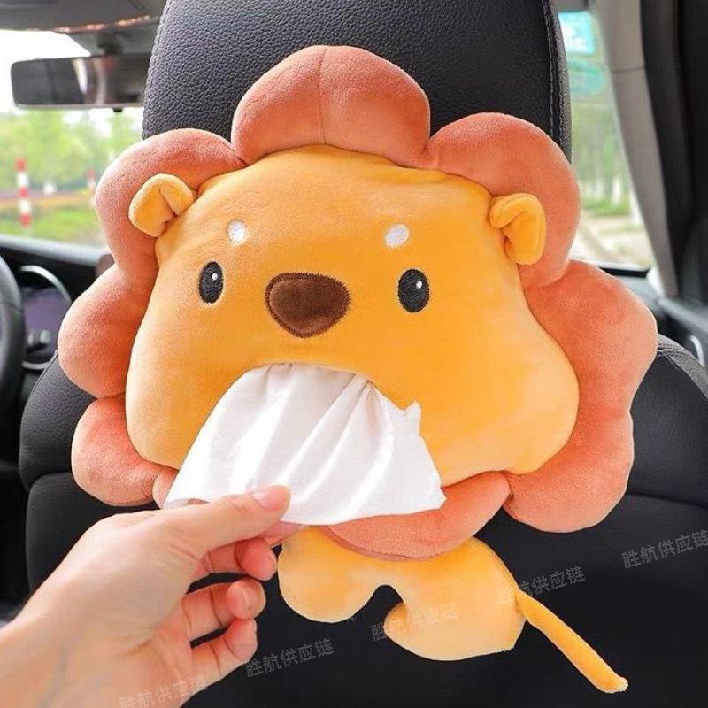 Держатель салфеток в виде утки для автомобиля - органайзер для салфеток на солнцезащитный козырек или подлокотник