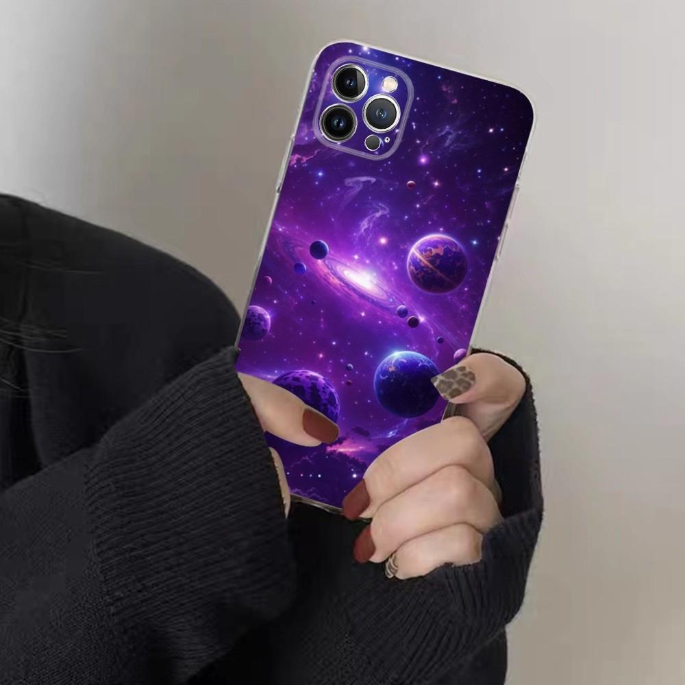 Чехол для телефона 'Космическая Вселенная Галактика' для IPhone 16 15 8 7 6 6S Plus X SE XR XS 14 11 12 13 Mini Pro Max