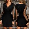Aly Wonen Sequins Sexy Summer Female Black Retro Elegant Party Culb Dress