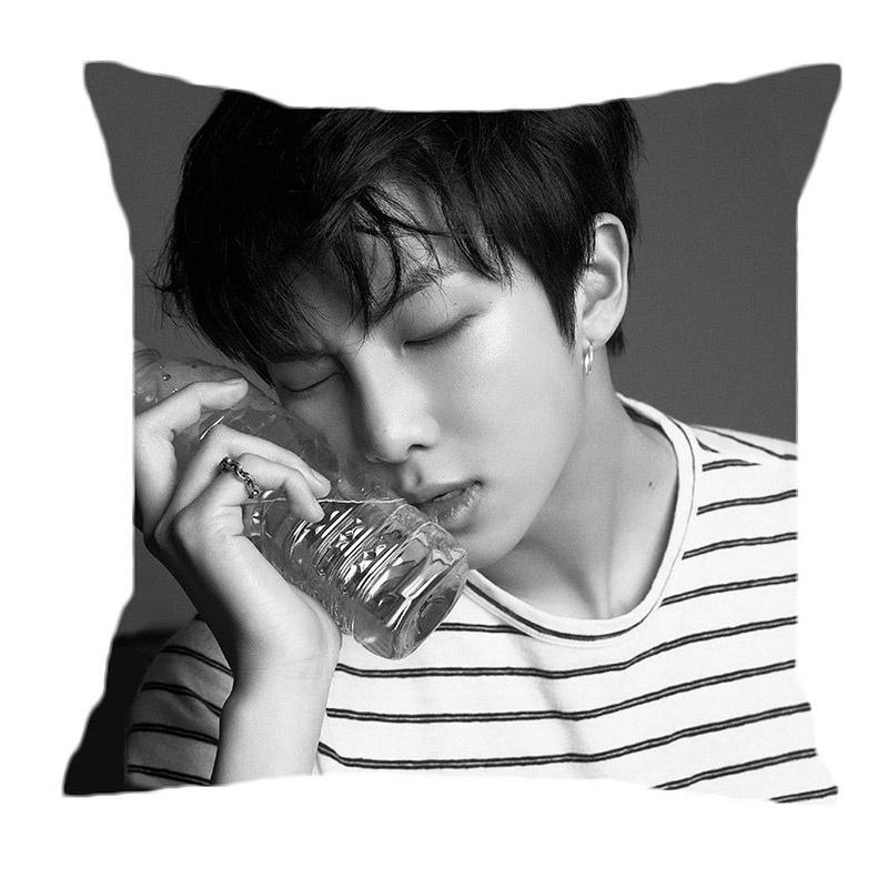 18 Bts Kpop Bangtan Boys Face Yourself Peach Skin Cushion Cover Pillow Throw