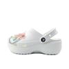 Classic Platform Clog Fun Childhood Beach Trip Fashion Trend Classic Clog EVA Versatile Hole Shoes Unisex White