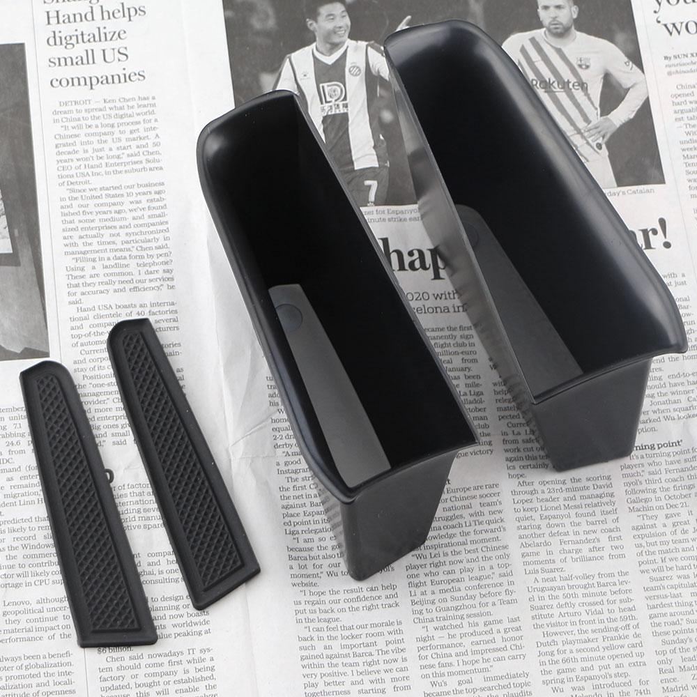 Органайзер для автомобиля Внутренний Подлокотник Двери Ящик для хранения для Volkswagen VW Tiguan 2010 - 2017 Автоаксессуары 2 шт.