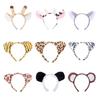 Headband Child Adult Animals Ears Cartoon Rabbit Giraffe Tiger Hairband Cosplay Costume Hair Band Decoration Birthday Party Prop
