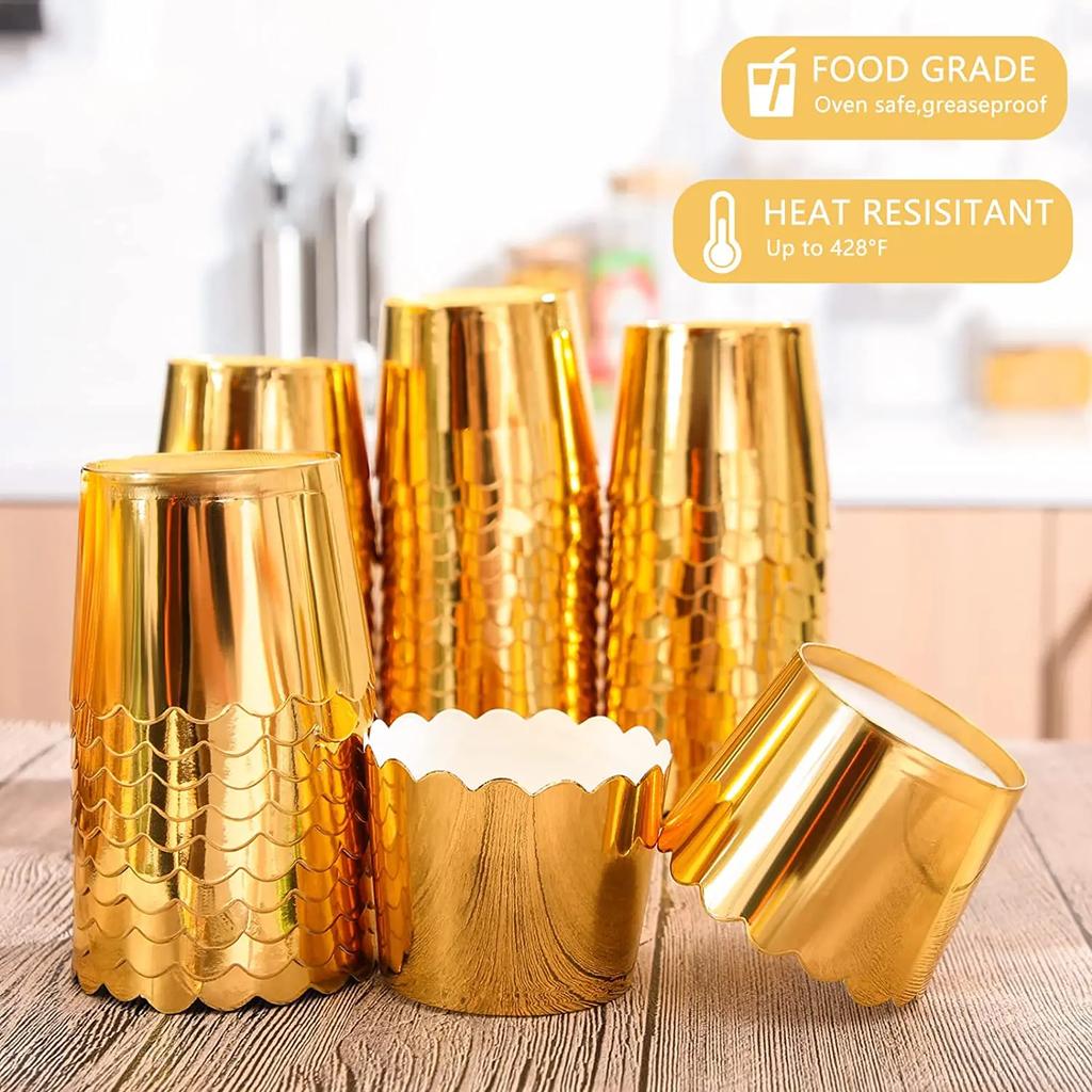 50 шт. Бумажные формочки для кексов, обертки для кексов, формочки для выпечки, коробки для кексов, формочки для торта, инструменты для самостоятельного приготовления торта, кухонные принадлежности для выпечки