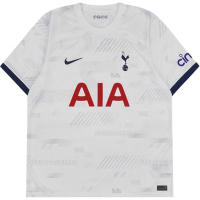 Футбольная рубашка с коротким рукавом и круглым вырезом Dri-FIT, сезон 2023-24, Тоттенхэм Хотспур, домашние мужские топы, белые DX2702-101