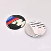 BAD1 45MM Car Steering Wheel Stickers Styling Decorate Decal For BMW M Power Motorsport Emblem Badge Decals Auto Interior Accessories DQ0