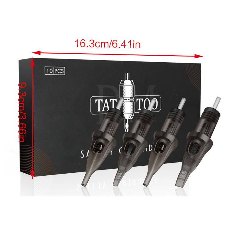 10 шт. иглы для картриджей для татуировки, профессиональные одноразовые полуперманентные иглы для макияжа бровей и губ для тату-машинки