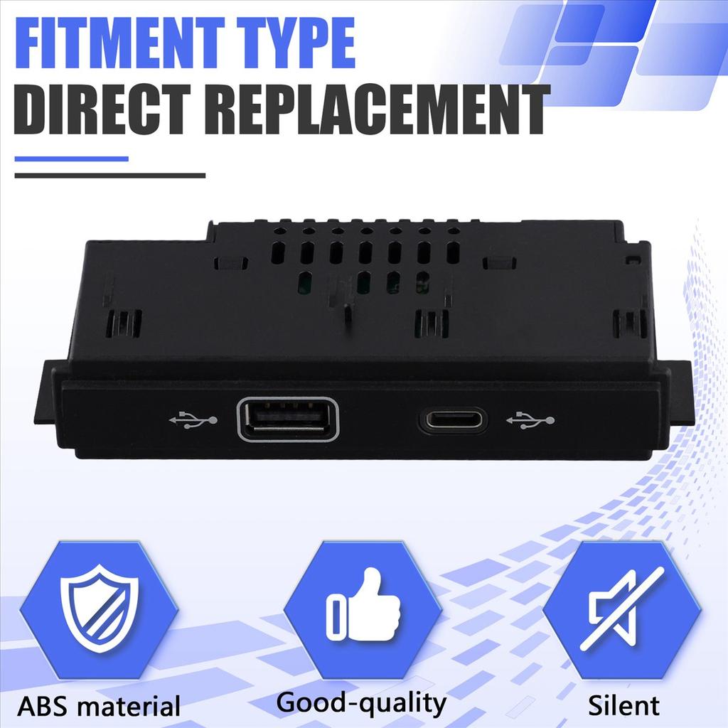 30D035736 Car Front Console USB Ports for VW Tiguan MK2 Viloran USB TYPE-C Plug