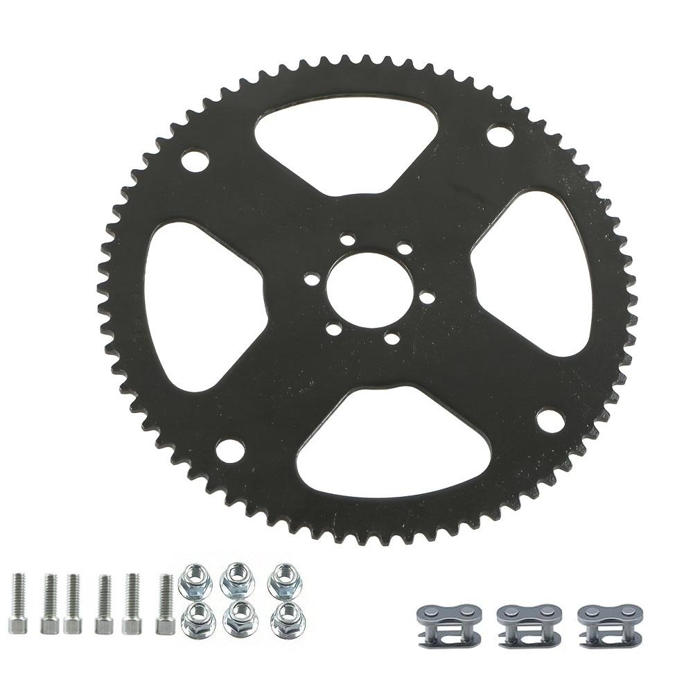 65/75 Tooth Sprocket 35 Chain 37mm Bore Replacement for Coleman Mini Bike CT100U CC100X CK100 Baja Doodle Bug Blitz Dirt Bug DB3