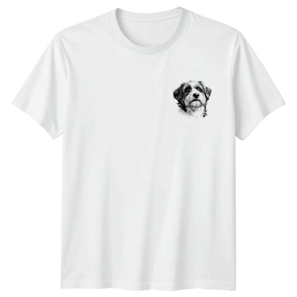 Shih Tzu Dog Portrait Animals Unisex TShirt Unisexs Unisexs Graphic Tee