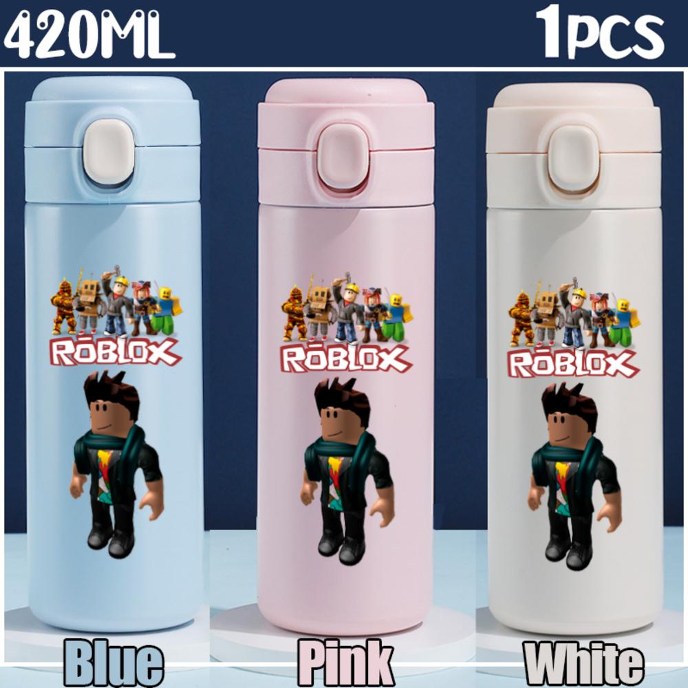 420ML Gourde Roblox Game Straight Drinking Cup Anime Water Bottle DynaBlocks 304 Stainless Steel Thermos Cup Holiday Gifts