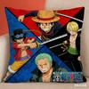 Наволочка с принтом персонажа из аниме One Piece, любимого фанатами. Декоративная наволочка для спальни, гостиной и энтузиастов аниме