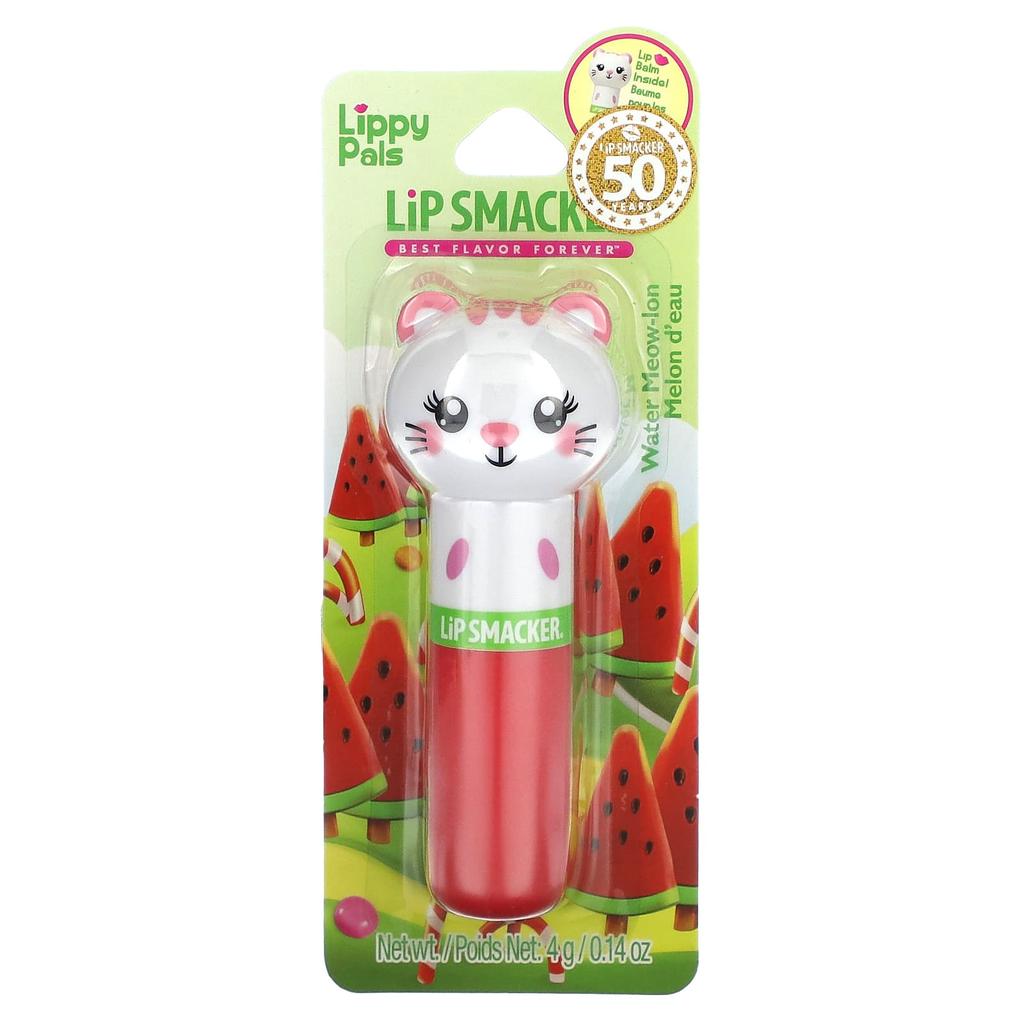 Lip Smacker Бальзам для губ Lippy Pals, Китти, Водная пальма, 0,14 унции (4 г)