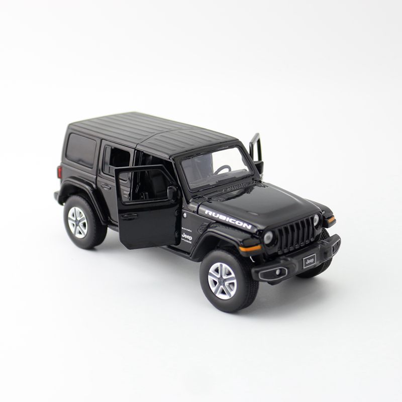 1/32 масштабная модель игрушечного автомобиля для Jeep Wrangler Rubicon, модель автомобиля из сплава, литая под давлением внедорожная игрушка со звуком и светом
