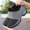 Кросс-бордерные дышащие носочные кроссовки большого размера Flyknit - Модные, легкие, эластичные спортивные туфли для женщин на весну и осень