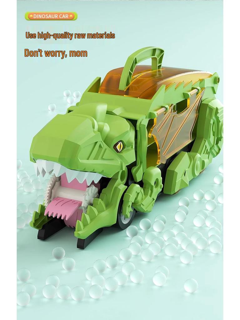 Dinosaur Devour Car Track Toy for Boys - Educational Inertial Vehicle Set & Gift