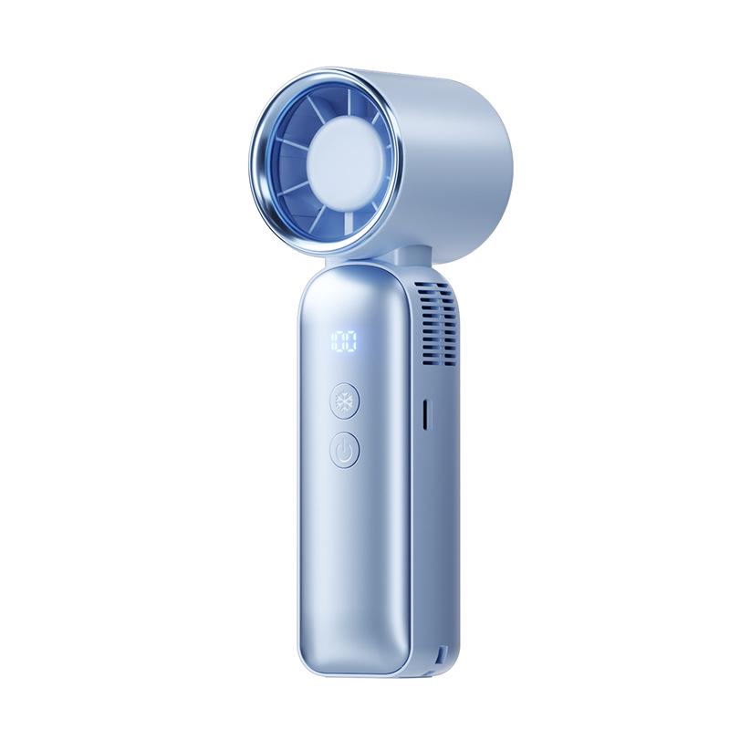 Portable High-Speed Mini Cooling Fan with Long-Lasting Ice Compress and Convenient Handheld Design