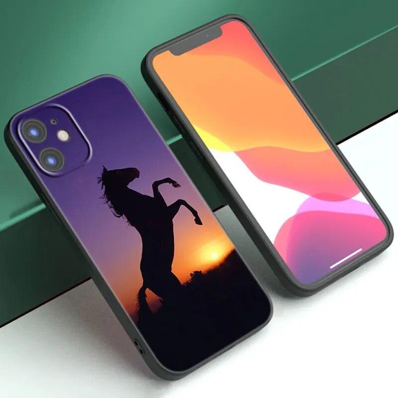 Чехол для телефона с изображением лошади для iPhone Samsung Galaxy Redmi Xiaomi Oppo OnePlus Note SA 7 8 9 10 11 12 13 14 20 21 22 23 53 54 Pro Max Ultra TPU Soft