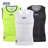 KEMALOCE Breathable Men Cycling Base Layer White Sleevess Vest Quick Dry Summer MTB Bike Undershirt
