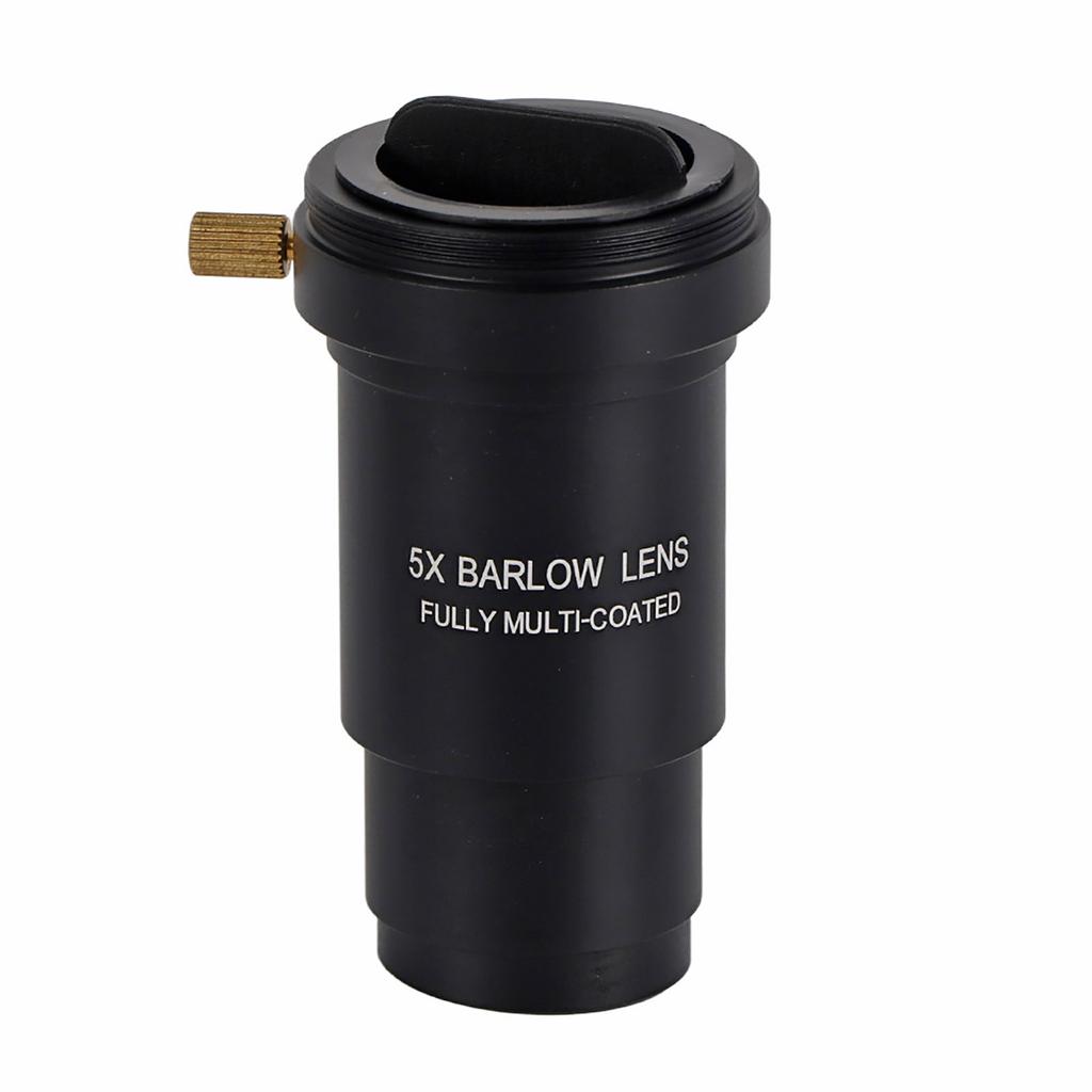 Multi Coated 1.25" 5X Barlow Lens M42 Thread for 31.7mm Telescopes Eyepiece