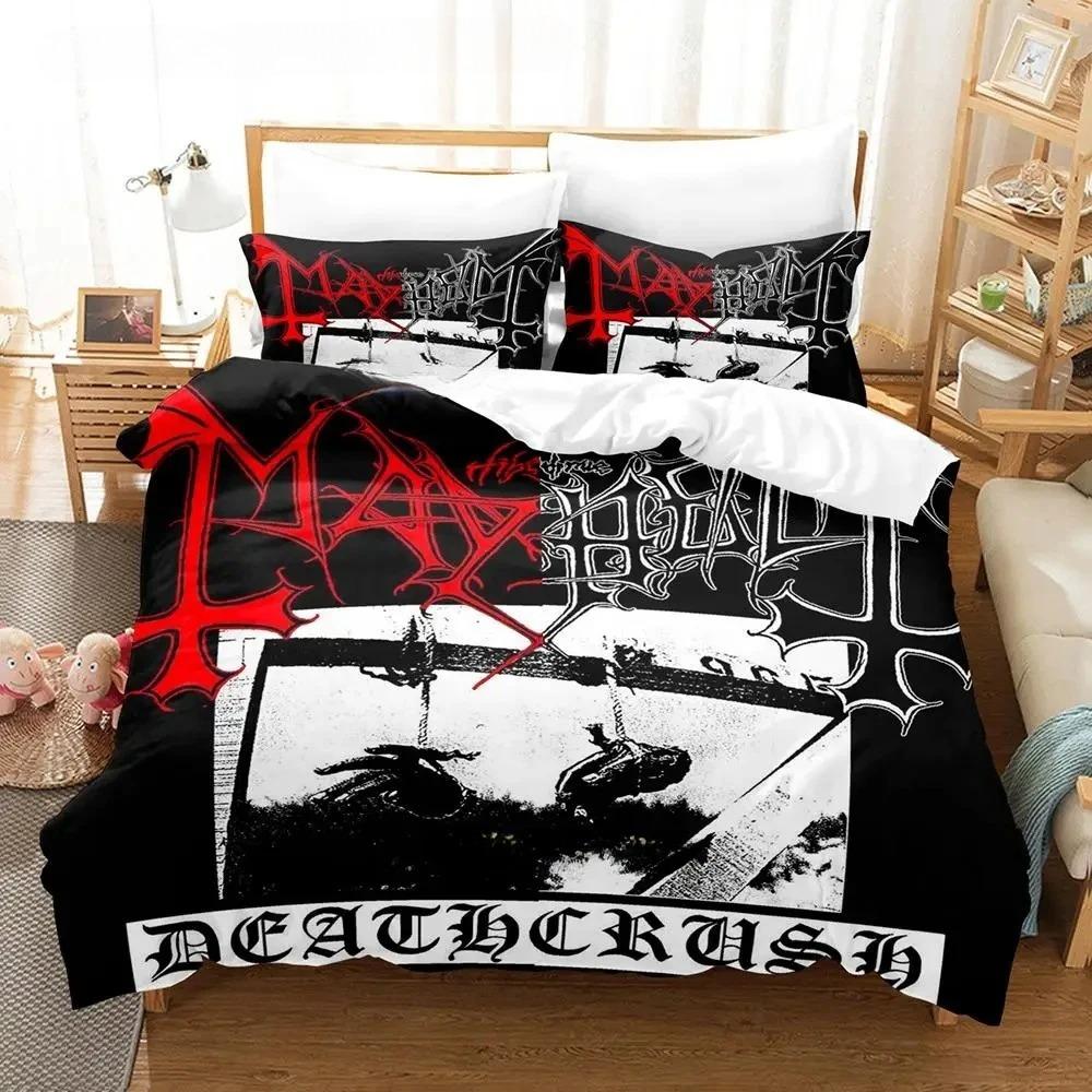 Mayhem Bedding Set Single Twin Full Queen King Size Bed Set Adult Boys Bedroom Duvet Cover Sets 3D Print Anime